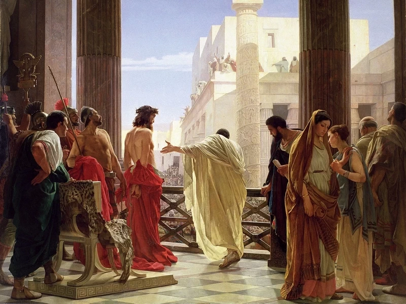 1821-Antonio Ciseri - Ecce Homo - Galleria d'Arte Moderna, Palazzo Pitti, Firenze